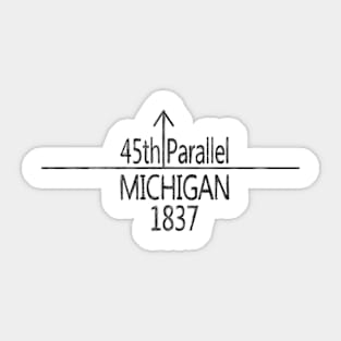 45th Parallel Sticker